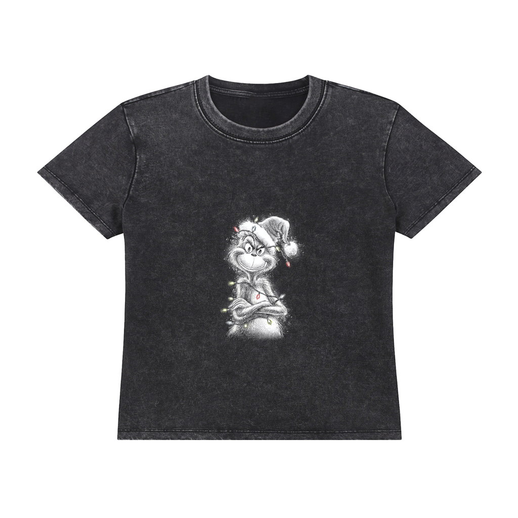 SM CHRISTMAS GRINCH Vintage WOMEN  T-shirt